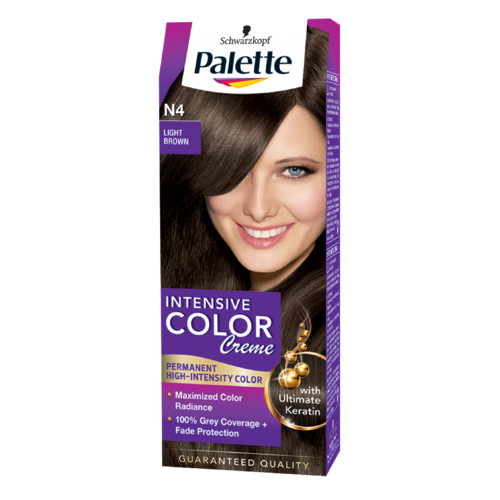 PALETE BOJA ZA KOSU 50ML N4 SVIJETLO SMEĐA