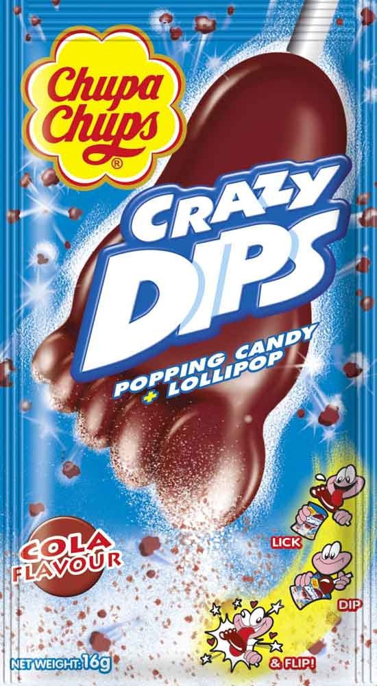 CHUPA CHUPS CRAZY DIPS COLA 14g